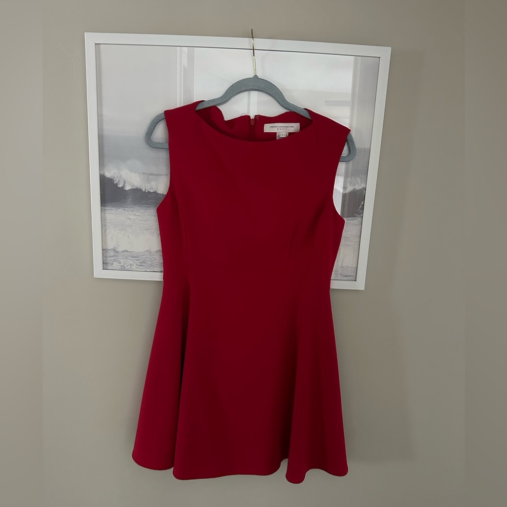 French Connection Red Dress - size 10 - such a great classic!